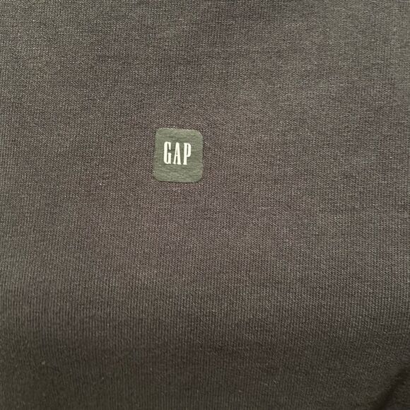 Yeezy Gap Collab Tee Shirt Black Mock Neck Mens Size M Oversized Streetwear New - Picture 2 of 11